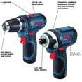 thumbnail image 2 of Bosch Power Tools Drill Kit  CLPK22 120, BC330 12 Volt, Two-Tool Drill Kit, 2 of 5