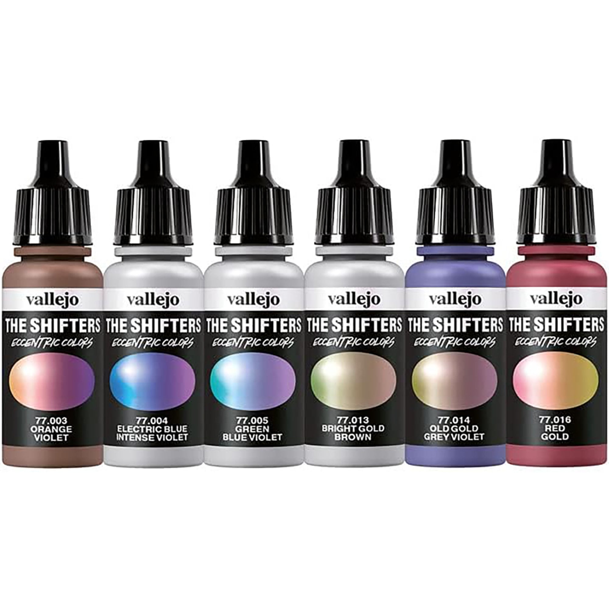 Vallejo Paints: Space Dust Shifters Eccentric Colors, 6 Bottles