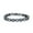 Black, variant on Simulated Cubic Zirconia Size-5 Full Eternity Stackable Ring Wedding Band 925 Sterling Silver