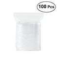 thumbnail image 1 of 100 Pcs Sacs de Rangement Réutilisables en Plastique Transparent 5x7cm Épaississement avec Fermeture Éclair, 1 of 8