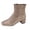 Gold, variant on Women's Sequin Glitter Ankle Boots Chunky Low Block Heels Sparkly Booties Wedding Bridal Party Dress Dance Shoes Mid Heels Side Zipper Booties Black 6
