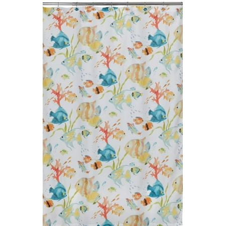 Tropical Rainbow Fish Bathroom Bath Shower Curtain
