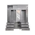 thumbnail image 2 of Ropero de madera Armario Closet moderno acabados unicos Mateo. R21 Muebles ROPERO MATEO., 2 of 2