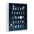 thumbnail image 4 of Stupell Industries Astronomy Alphabet Chart Novelty Painting White Framed Art Print Wall Art, 16 x 20, 4 of 10