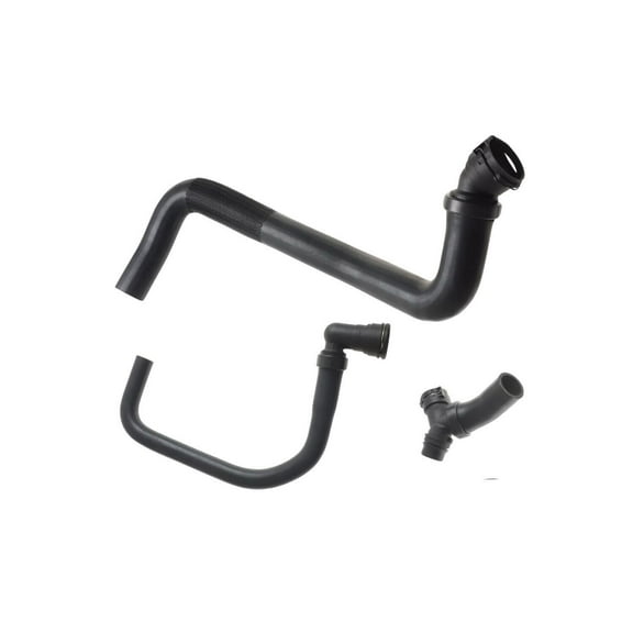 Upper Radiator Hose Y-Connector Lower Degaus 3Pcs Fit for 2011-2019 Ford F-150