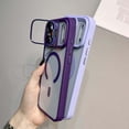 thumbnail image 6 of Magnetic Case for iPhone Air [Compatible with MagSafe] With Buil-in Camera Ring Kickstand, Clear Cover Drop Shockproof Protective Ultra Slim Phone Case Cover With Lens Flim,Winered, 6 of 10