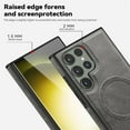 thumbnail image 3 of for Samsung Galaxy s24 Ultra Case Leather [Compatible with Magsafe Wireless Charging] Magnetic Cover Stand Funda para S 24 Ultra 6.8 '' 5G 2024 Rugged Best Phone Cases Gray, 3 of 11