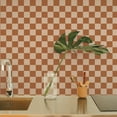 thumbnail image 3 of Tempaper Checkmate Pink Peel and Stick Wallpaper, 20.5" x 16.5', 3 of 6