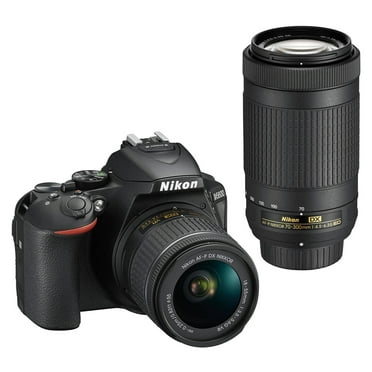 Nikon D5600 2-Lens Kit 24.2MP Digital SLR w/ 18-55mm VR and 70-300mm AF-P Lenses