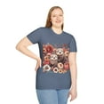 thumbnail image 5 of Cute Sea Otter Tee with Boho Flowers - 4 Color Options Available, 5 of 8