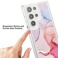 thumbnail image 4 of for Samsung Galaxy S24 Clear Case, Luxury Elegant Pattern Shockproof Slim Fit Soft TPU Cover Transparent Anti-Scratch Protective Anti-fall Back Phone Case for Samsung Galaxy S24, C, 4 of 11