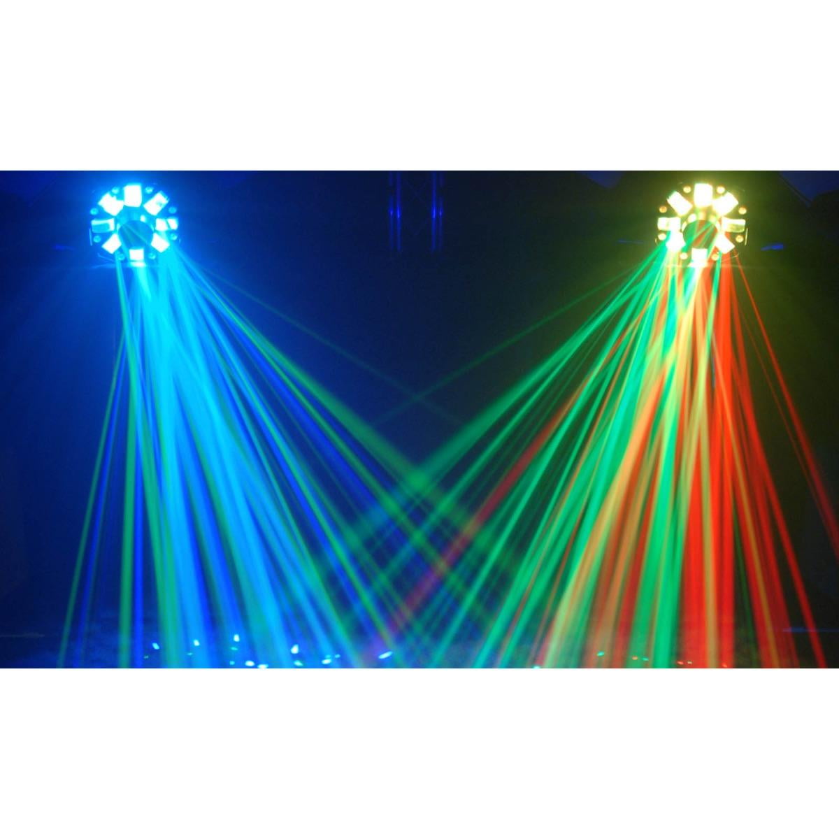 Chauvet DJ SWARM5FXILS ILS 3-in-1 LED Effect Light with Hurricane 700 Fog Machine Package