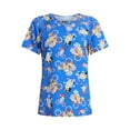 thumbnail image 5 of Bluey Women's Graphic Scrub Top, Sizes S-3XL, 5 of 5