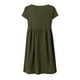 thumbnail image 5 of 2025 Vestido largo sin mangas y sin espalda de algodón y lino para mujer - Talla grande, corte holgado, informal, para la oficina y el verano, 5 of 5