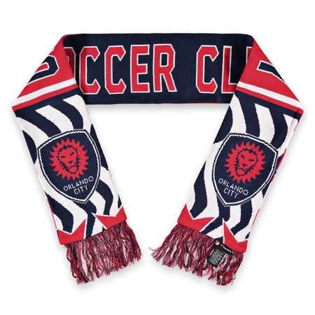 Fanatics Branded Navy/White Orlando City SC Jacquard Americana Scarf - OSFA