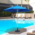 thumbnail image 1 of Galtech 9 ft. Antique Bronze Commercial Use Umbrella - Buttercup Sunbrella, 1 of 1