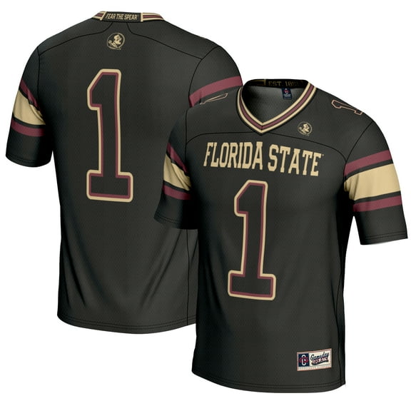 Men's GameDay Greats #1 Black Florida State Seminoles Endzone Football Jersey