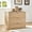 Natural, variant on LELELINKY 2pc 31.5" Fluted Nightstand, Oversized Bedside Table, 3 Deep Drawers, Curved Modern Wood End Table for Bedroom, Walnut