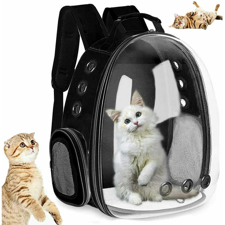 Dropship Cat Backpack Carrier Bubble Bag; Small Dog Backpack