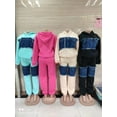 thumbnail image 6 of Hooded Tops and Pants Tracksuit Outfits Sweatsuit Set (XL, RosePink), 6 of 6