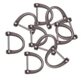 thumbnail image 3 of Hebillas de ,Hebillas de Anillos en D Sujetadores Llaveros,Atornillar grillete Aro de metal Llave de bloqueo Chian,Llavero de repuesto de cuero para bricolaje Resultados de, 3 of 8