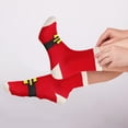 thumbnail image 6 of DINHEAROM 6 Pairs Mens Holiday Socks Colorful Design for Christmas Day Warmth Comfort Stretchy Fit, 6 of 8