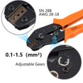 thumbnail image 7 of Crimping Pliers Set SN-28B 1550Pcs Kit For 2.54/2.8/3.0/3.96/4.8 Spring Terminal Electrical Clamp Tools 0.1-1.5(mm2) ,Built to Last, 7 of 7