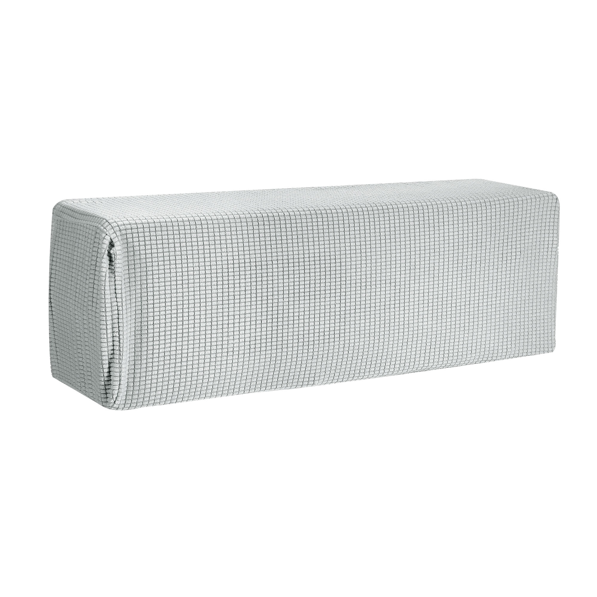 Unique Bargains Air Conditioner Cover Knitted Elastic Cloth Dustproof 88-95cm Gray