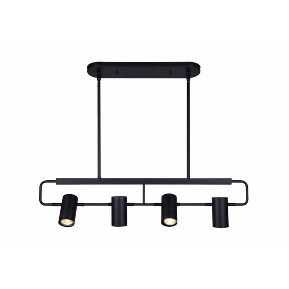 Canarm Ist697b0410 Leal 4 Light Linear Pendant - Black