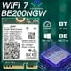 thumbnail image 5 of WIFI 7 BE200 BE200NGW WiFi Card BT 5.4 802.11AX Tri-Band M.2 NGFF Wireless Network Adapter for Win10, 5 of 5