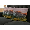 thumbnail image 2 of Ambesonne Colorful Throw Pillow Cover 4 Pack, America Mountain Peaks, 16", Multicolor, 2 of 6