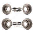 thumbnail image 1 of Transit Auto Front Rear Disc Brake Rotors and Semi-Metallic Pads Kit for Car 2013 Ford F-350 Super Duty 4WD with Dual Wheels K8F-100883, 1 of 11