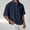 Blue, variant on DPTALR George Men's Knit Shirts,Short Sleeve Ribbed,Lightweight Casual Golf Shirts for Summer,Brown,Big and Tall Men S