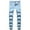 Light Blue, variant on MELDVDIB Mens Ripped Jeans Pant Baggy Zipper Button Elastic Waisted Straight Leg Pants Fashion Casual Solid Color Lounge Trousers with Pockets Black# M
