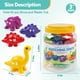 thumbnail image 3 of Juguetes de dinosaurios para contar números a juego con números 1, 2 y 3 de doble cara, aprendizaje preescolar, clasificación sensorial, juegos educativos de juguetes Montessori para niños pequeños de, 3 of 5