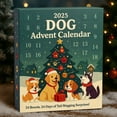 thumbnail image 6 of 2025 Dog Advent Calendar with 24 Collectible Ornaments, Christmas Countdown Calendar Box with Dog Theme Charms, Holiday Gift for Dog Lovers and Family, 6 of 7