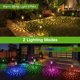 thumbnail image 2 of 2 luces solares para jardín de exterior con LED de colores y luz blanca cálida, impermeables, ideales para césped, patio, regalos y decoración navideña., 2 of 5