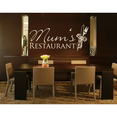 mums restaurant wall decal