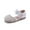 Silver, variant on XIYNBAOK Gold Toddler Dress Shoes Little Girl Dress Sparkle Shoes for Girls White Sandals for Wide Feet Toddler Shoes Wide Toe Toddler Girls Tap Shoes, Silver 3.5-4 Years