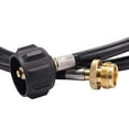 Replacement Gas Line Connectors. 12ft Propane Hose, Connects