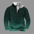 thumbnail image 1 of Sudadera sin capucha para hombre, informal, a la moda, con cuello alto, estampado de calaveras, cremallera, jersey de manga larga, blusa de poliéster para hombre, 1 of 5