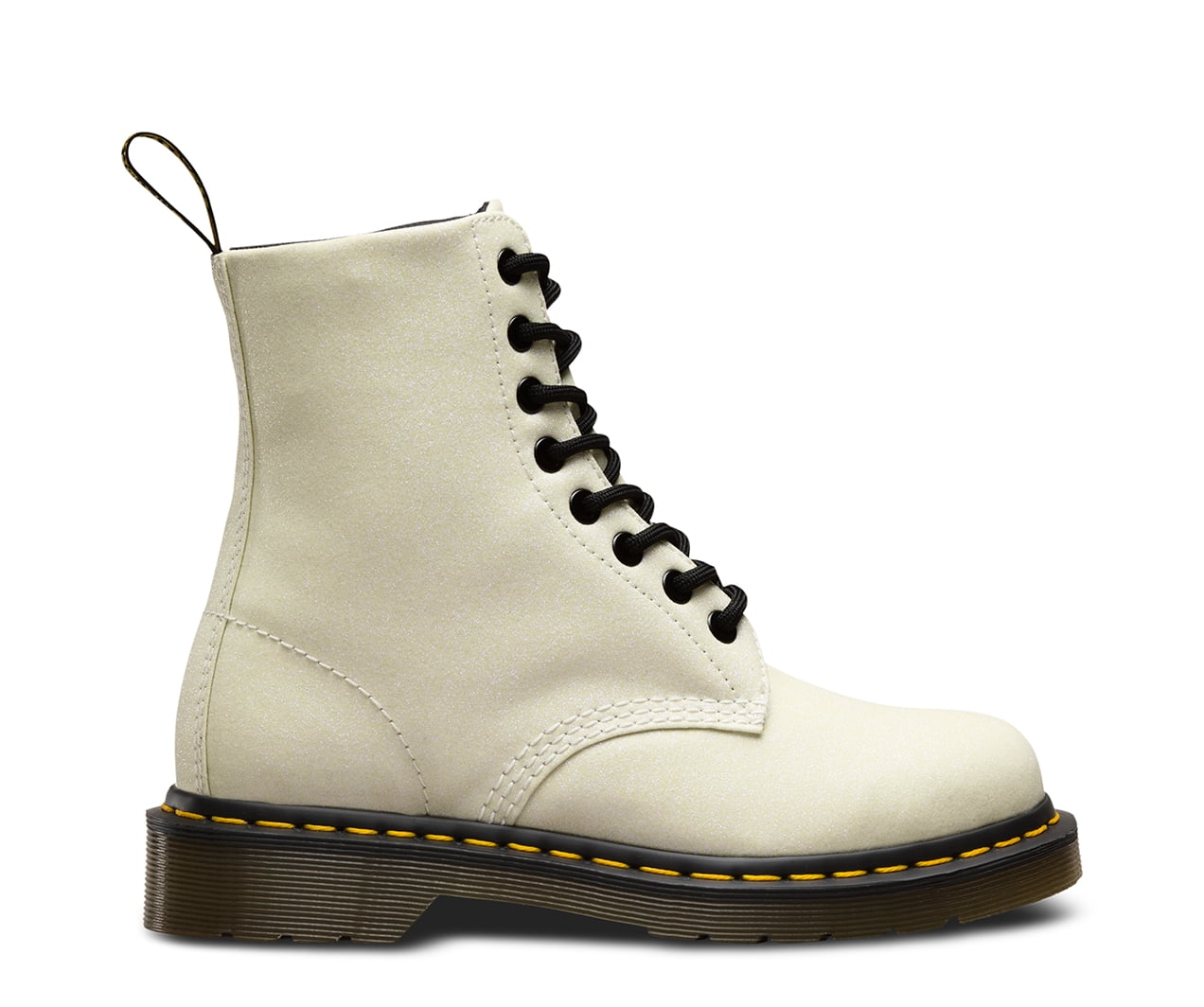 white glitter dr martens