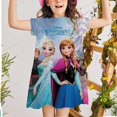 thumbnail image 1 of Ropa para niñas, vestidos de verano, novedad de 2022, vestidos de flores para niños de Disney Jasmine Princes para 2-12 años, vestido para niños pequeños New3T Gao Jinjia LED, 1 of 2