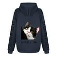 thumbnail image 5 of WEAIXIMIUNG Sweat à Capuche pour Femmes, Imprimé Chat et Chien, Décontracté, avec Cordon de Serrage, 5 of 5