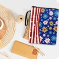 thumbnail image 4 of HELLHERO Daisies Book Sleeve Cover Book Protector for Pocket Book Storage Bag Polyester Fabric with Zipper and Handle, 4 of 8