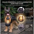 thumbnail image 3 of German Shepherd Statue Outdoor Decor with Solar Lantern and Welcome Sign, Lifelike Dog Garden Sculpture for Patio Lawn Yard, 3 of 17