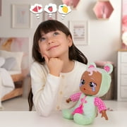 Cry Babies Mealtime Mindy 11.4 Baby Doll w/ 4 accessories, 15 sounds and reactions