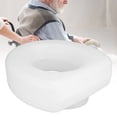thumbnail image 4 of Toilet  Riser, White Sturdy Commode  Raised Toilet  Safe  For Bathroom, 4 of 8