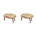thumbnail image 4 of Greeniant Soporte plegable de para copas de vino, artesanía segura y exquisita para amantes del vino, para exteriores, escritorio Redondo 2piezas, 4 of 6