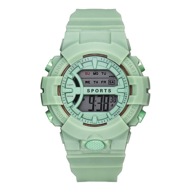 Fashion Multifunction Sports Watch Display Date Calendar Week Alarm Unisex Watch